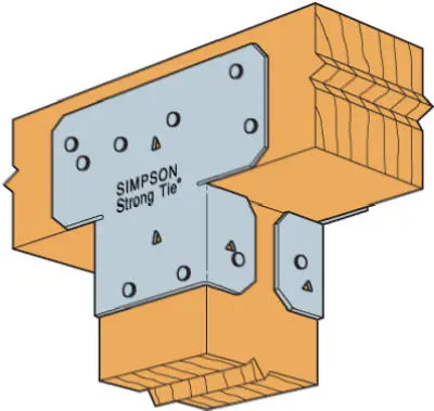 Two-Piece 4X4 Inch Deck Post Cover Kit 1