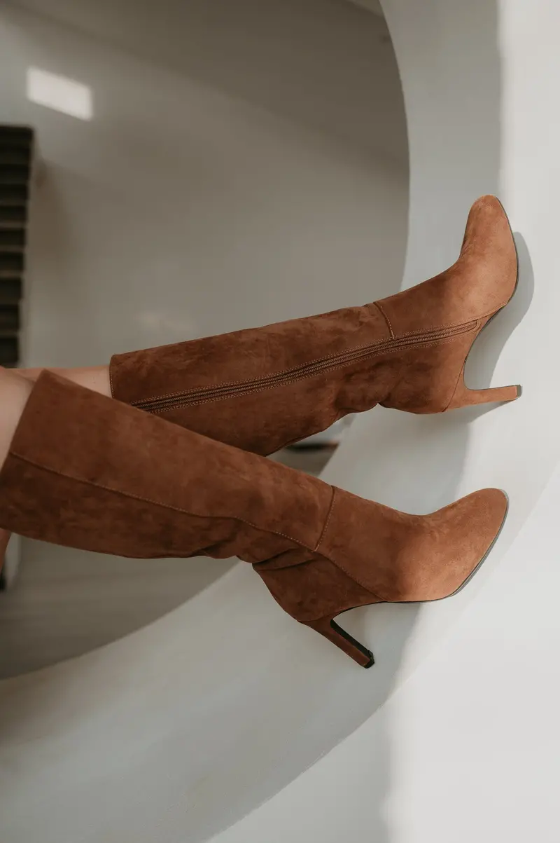 Vevolo Camel Ankle Boots 1
