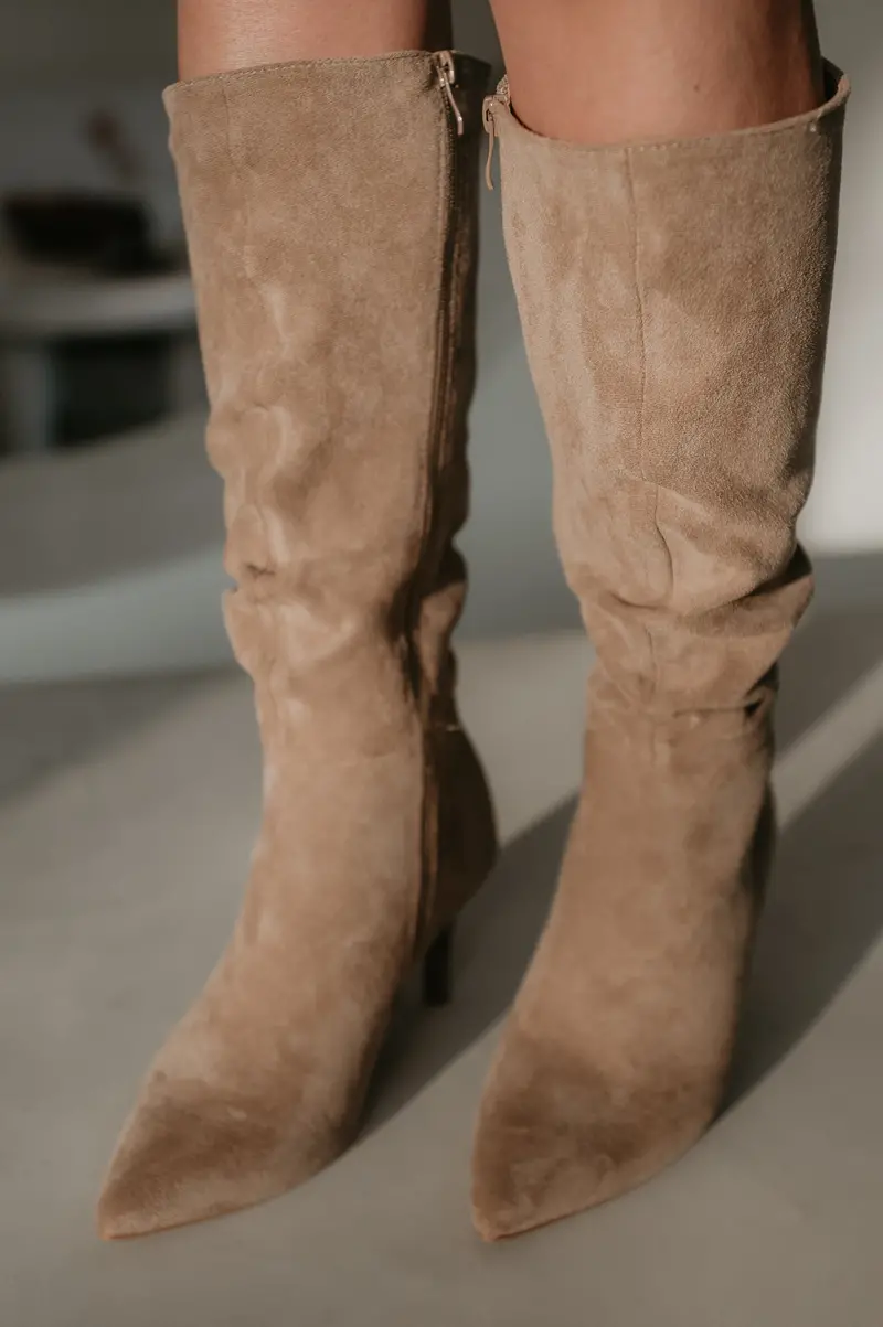 Vinuza Taupe Ankle Boots 1