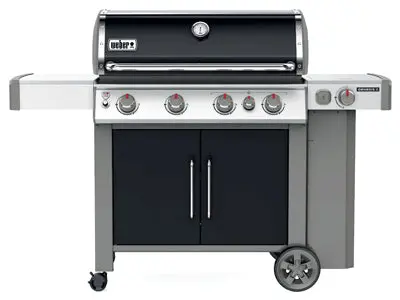 Weber Genesis Ii E-435 Lp Gas Grill – 4-Burner, 48,000 Btu, Black With Side & Sear Burners 1