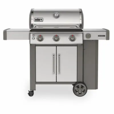 Weber Genesis Ii S-315 Lp Gas Grill – 3-Burner, 39,000 Btu, Stainless Steel 1