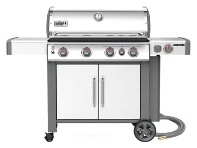 Weber Genesis Ii S-435 Natural Gas Grill – 4-Burner, 48,000 Btu, Stainless Steel With Side & Sear Burners 1
