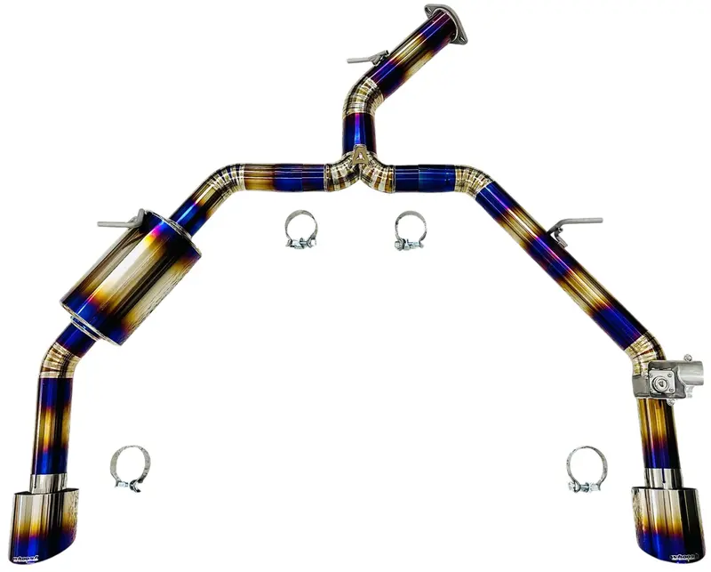 Whoosh Motorsports Full Titanium Axle-Back Exhaust Kit – Elantra N (2022–2026) 1