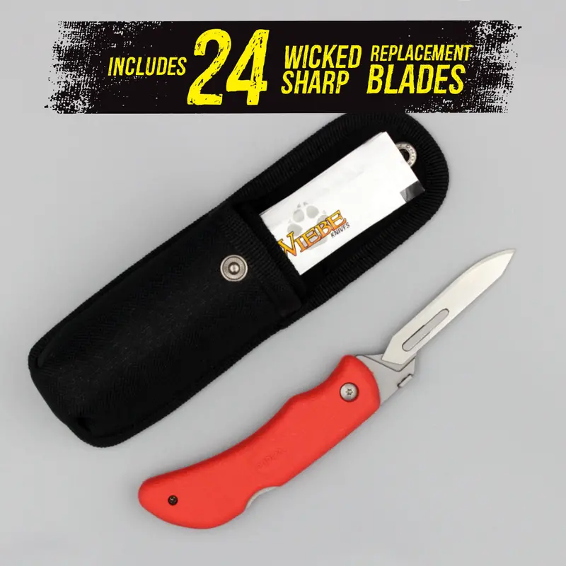 Wiebe Red Fox Skinning Knife – Premium Stainless Steel Blade 1