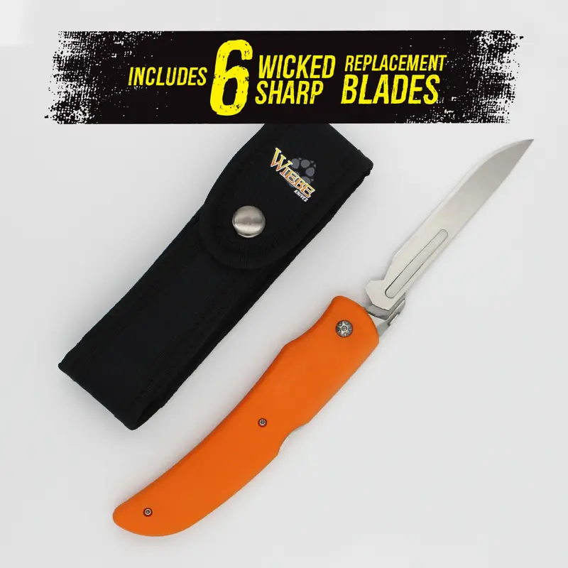 Wiebe Tala Skinning Knife – Interchangeable Blade System 1