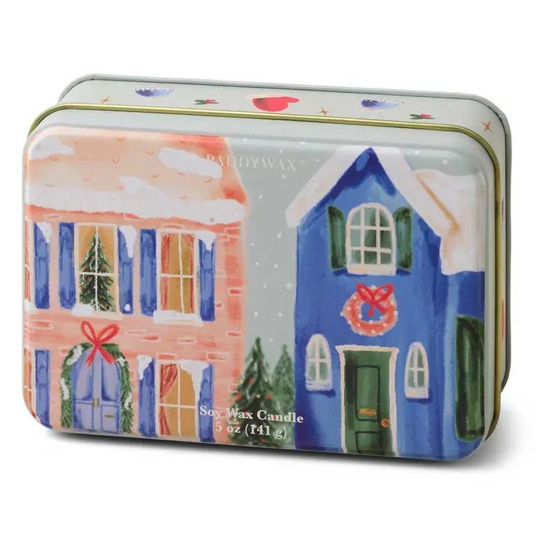 Winter Balsam Scented Christmas Tin Candle 1