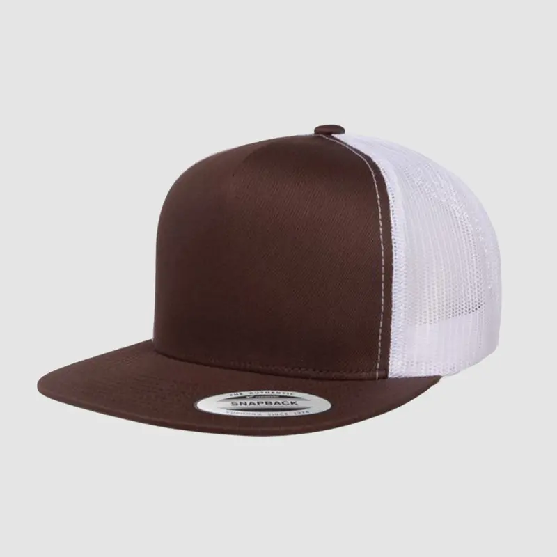 Yp 6006 Flat-Bill Trucker Hat – Sleek Profile, Custom Logo Embroidery 1