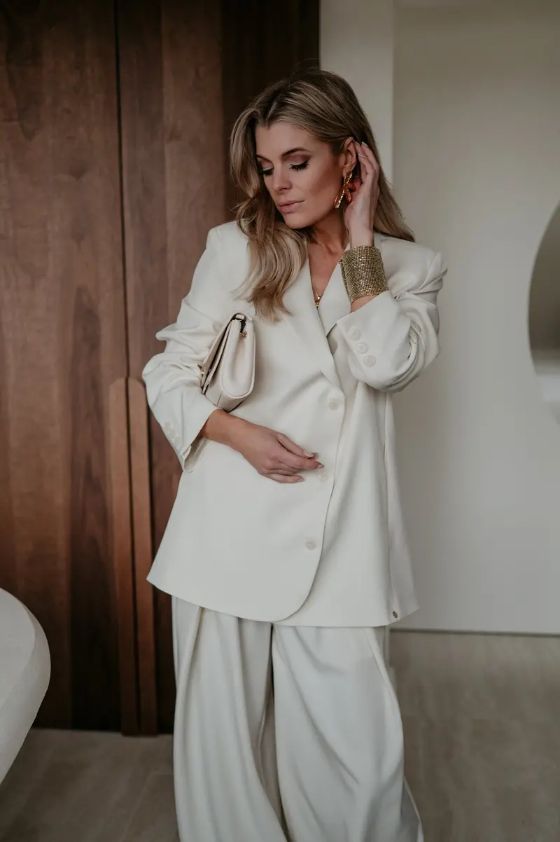 Zinigu Tailored Ecru Blazer 1