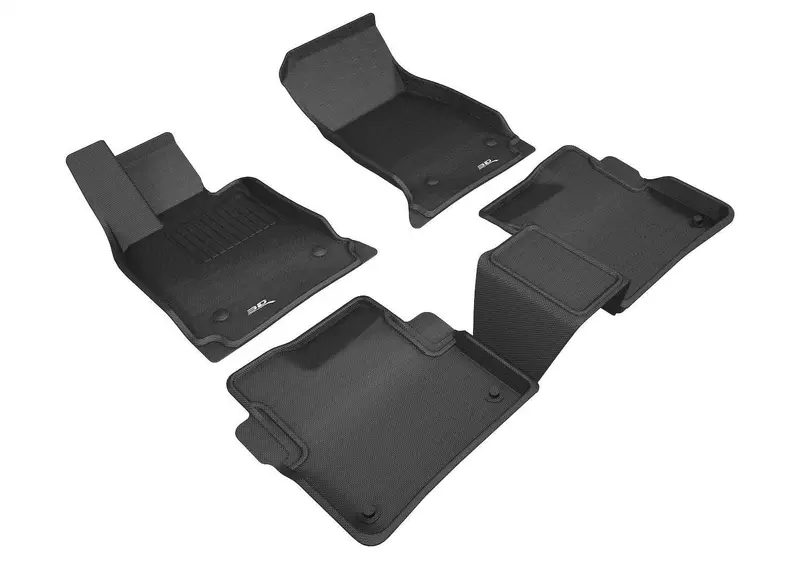 3D Maxpider L1Cd01701509 Kagu All-Weather Floor Mat Set – 5-Piece Black Interior Protection 1