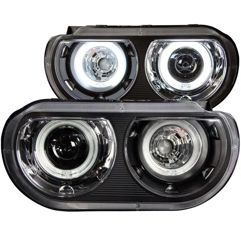 Anzo Usa 121308 Projector Headlight Set With Halo Rings 1