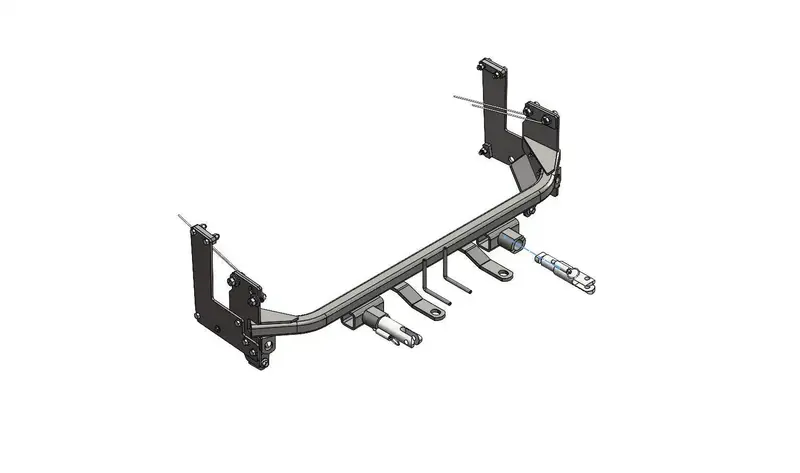 Blue Ox Bx1851 Tow Bar Base Plate – Includes Standard Attachment Tabs, 3,500 Lb Rating 1