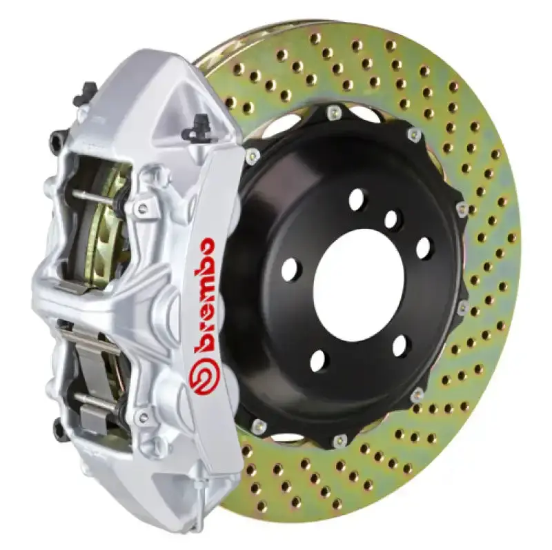 Brembo 05–09 Ferrari F430 Front Gt Big Brake Kit – 6-Piston Calipers, Drilled 380X32Mm Rotors 1