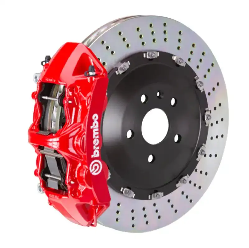Brembo 2004–2010 Bmw 5-Series (Excl. Xdrive/M5) Front Gt Big Brake Kit – 405X34Mm Drilled Two-Piece Rotors 1