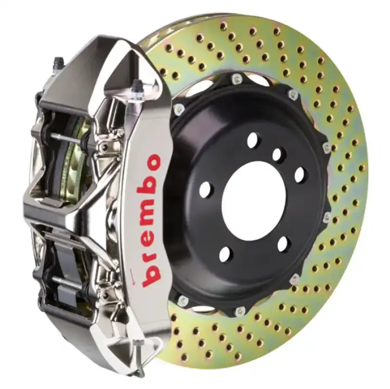 Brembo 2011–2023 Dodge Challenger V8 (Non-Xdrive/Srt8) Front Gtr Big Brake Kit – 355X32Mm Drilled Two-Piece Rotors 1