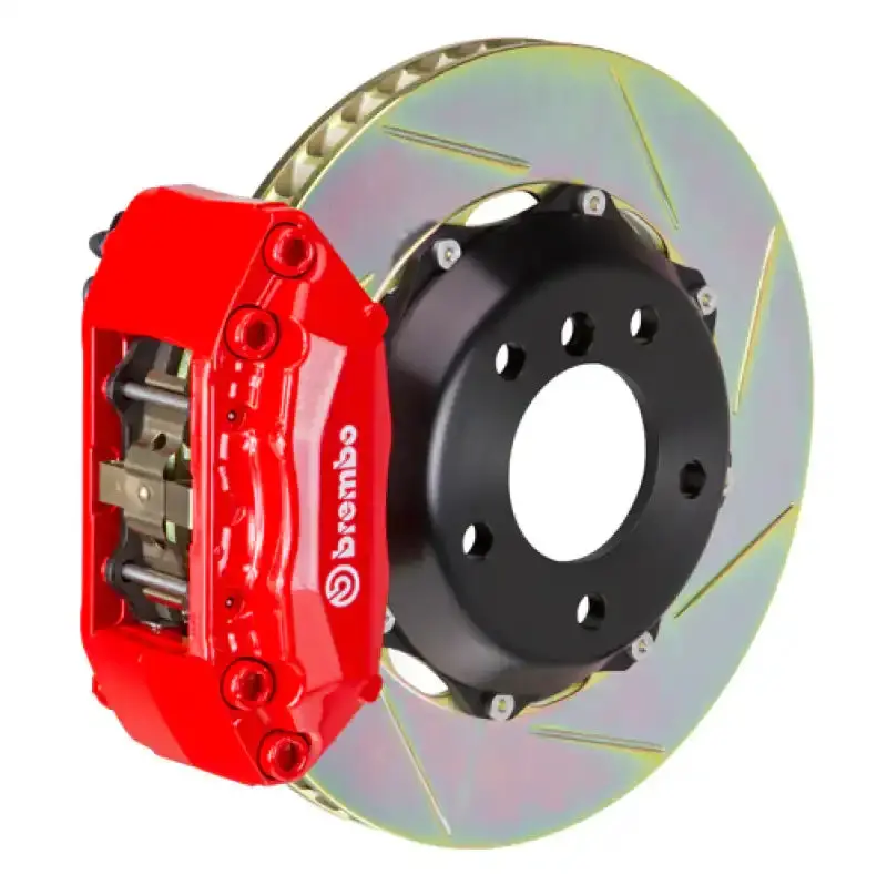 Brembo 90–01 Acura Integra Front Gt Big Brake Kit – 4-Piston Calipers, Slotted 328X28Mm Rotors 1