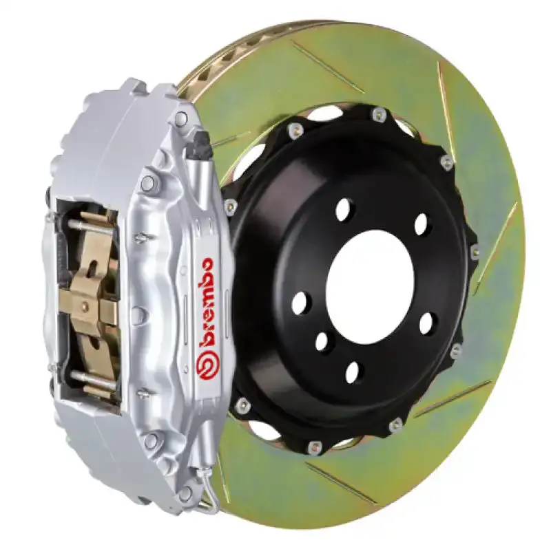 Brembo 97-02 Expedition 4Wd Front Gt Bbk 4 Piston Cast 2Pc 355X32 2Pc Rotor Slotted Type1-Silver 1