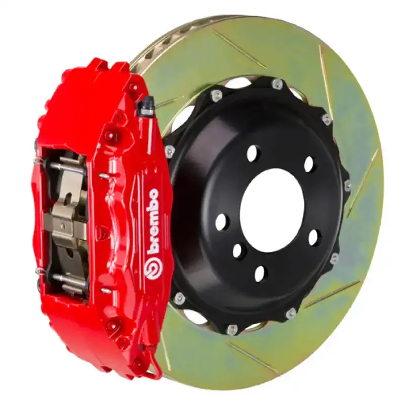 Brembo Front Big Brake Kit For Subaru Impreza/Wrx (2002–2007) – Slotted 332X32Mm Rotors & 4-Piston Calipers 1