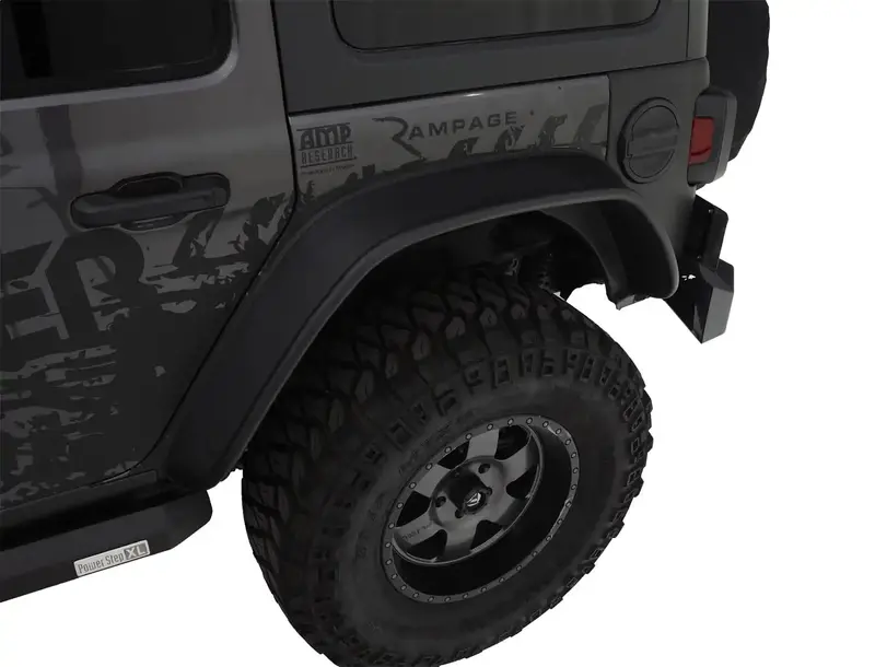 Bushwacker Flat Style Fender Flares – Universal Fit, Model 10100-07 1