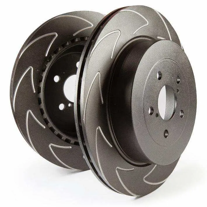 Ebc Bsd7408 Slotted Brake Rotors With V-Groove Design For Enhanced Cooling 1
