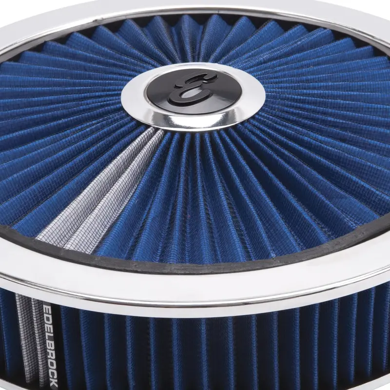 Edelbrock 43661 High-Flow Air Cleaner Assembly With Filter And Lid 1