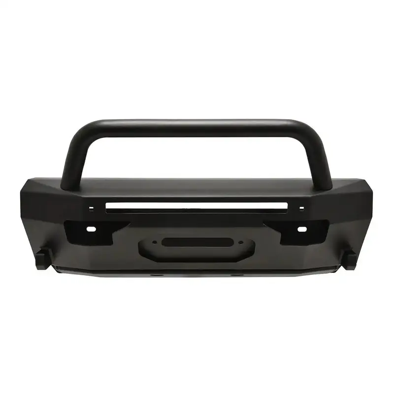 Westin Pro-Series Front Bumper With Round Bull Bar – Textured Black Finish 1